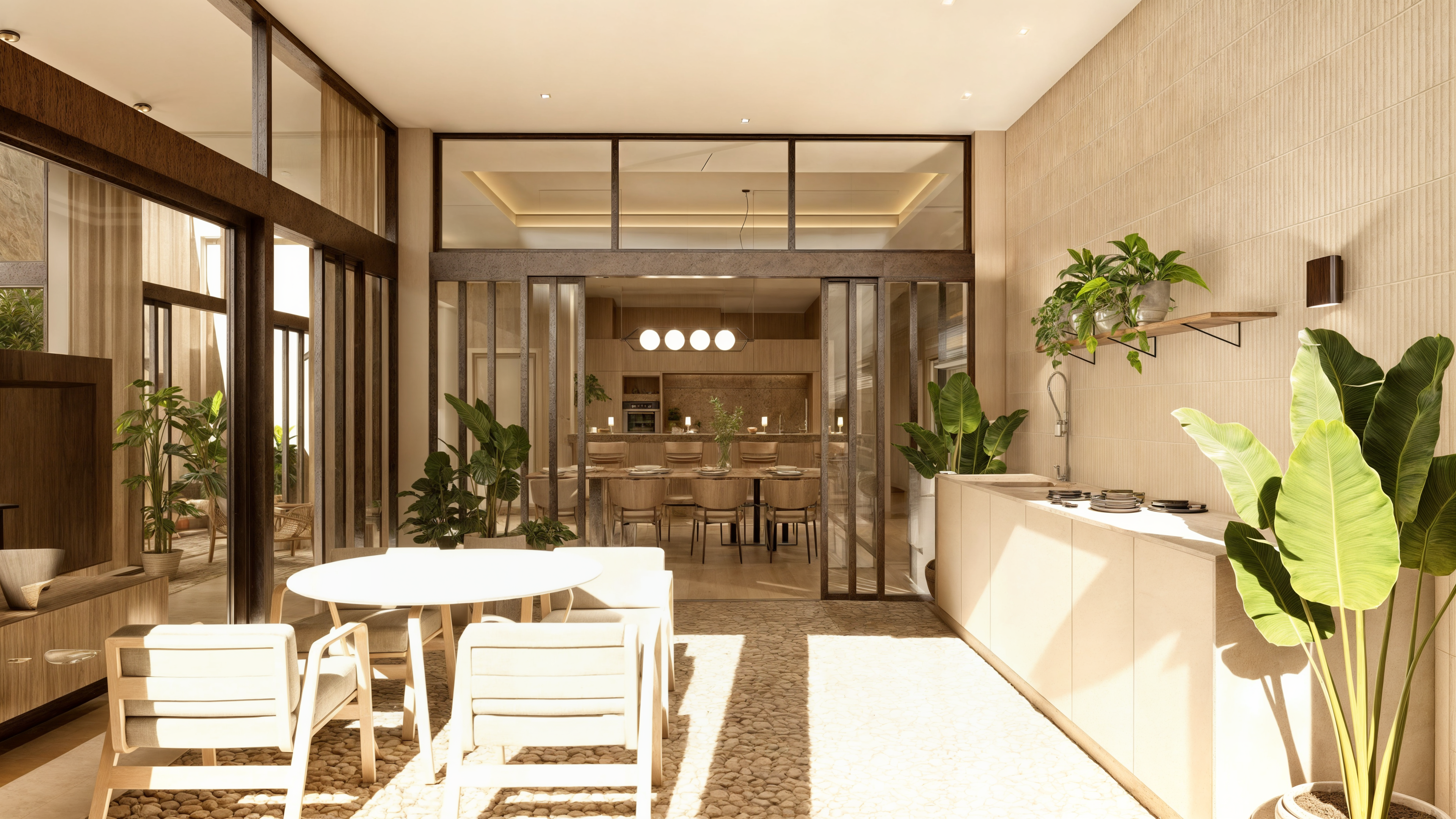 Interioristas en Alicante, comedor atico alicante